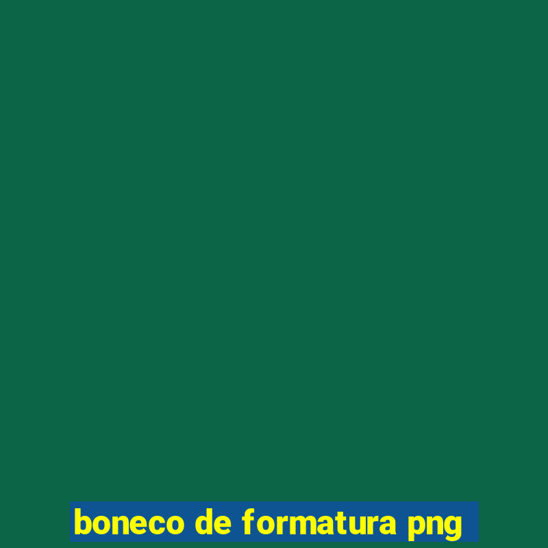 boneco de formatura png